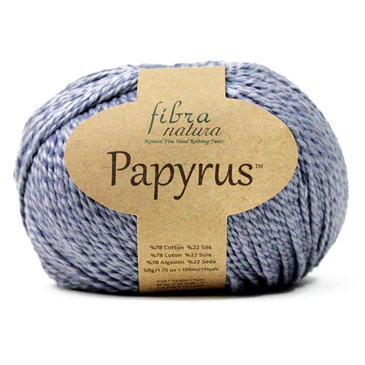 Příze Papyrus 77% bavlna, 23% hedvábí