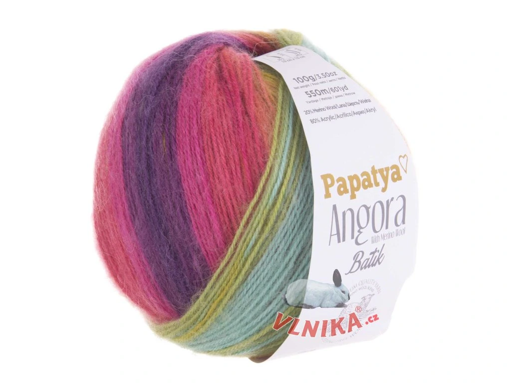 Příze Papatya Angora Batik