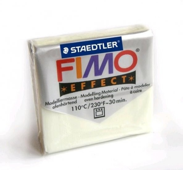 FIMO EFFECT 014 transparentní bílá