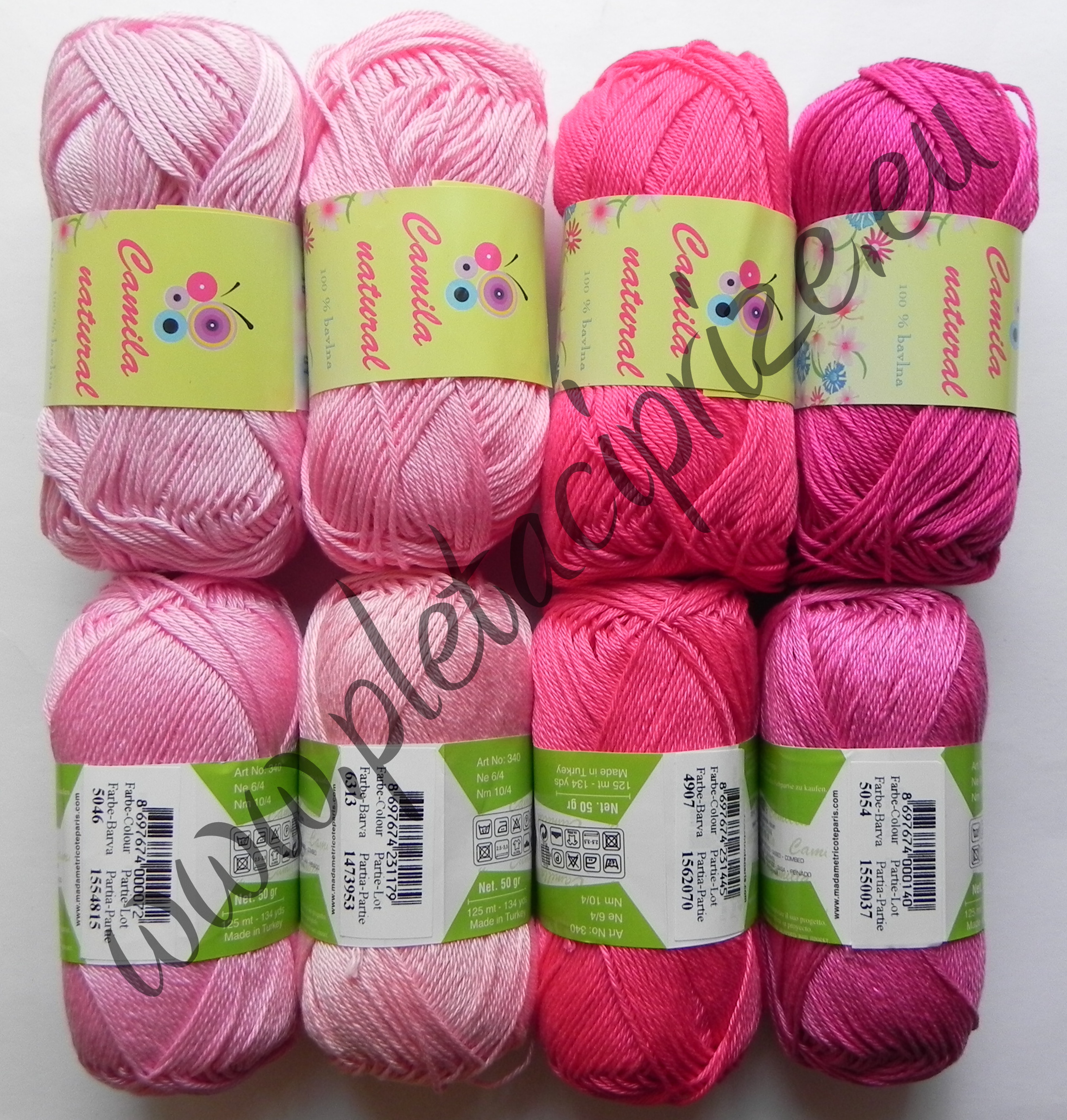Příze Camila Natural 36 pink
