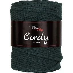 Cordy 5mm 8157 tmavě zelená 