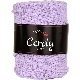 Cordy 5mm 8051 světle fialová 
