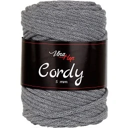 Cordy 5mm 8232 šedá