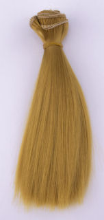 Vlasy pro panenky 15cm rovné 21 - skladem 1ks