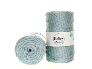 Halley Macrame modrošedá 4mm 140m 