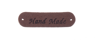 Hand Made 45x11mm tmavě hnědá - skladem 2ks