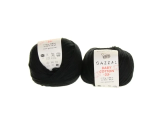 Gazal Baby Cotton 25 3433 černá