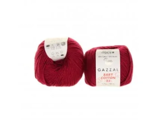 Gazal Baby Cotton 25 3442 vínová