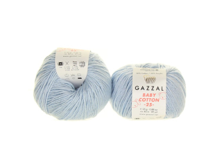 Gazal Baby Cotton 25 3429 baby modrá