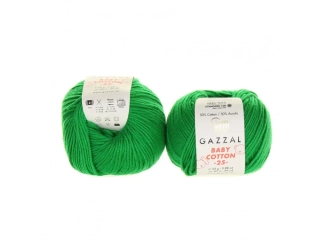Gazal Baby Cotton 25 3456 zelená