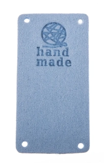 Hand Made 50x25mm klubíčko modrá - skladem 3ks