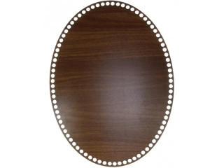 Dno ovál 43x32cm walnut