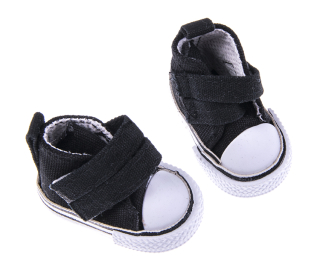 Boty 5cm černé - skladem 1 pár