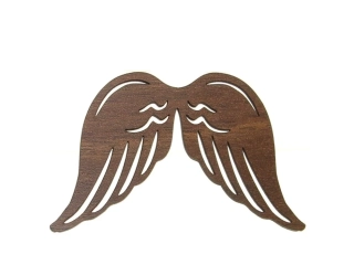 Andělská křídla 10cm 40 walnut 