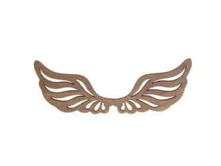 Andělská křídla 10cm 44 walnut 