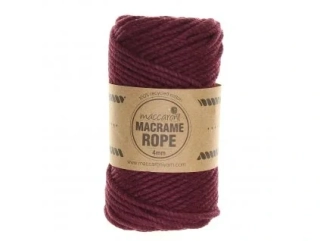 Rope 4mm 504 vínová