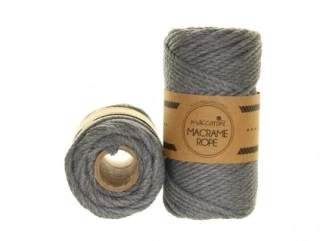 Rope 4mm 103 tmavě šedá
