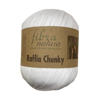 Raffia Chunky 114-01 bílá