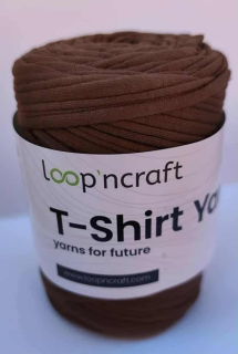 T-shirt tmavě hnědá