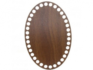 Dno ovál 13,5x20cm walnut